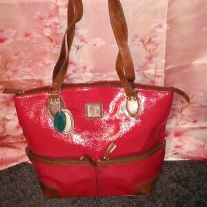 PINK TRIMMED IN BROWN JACLYN SMITH WOMEN HANDBAG
